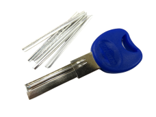 Impression-key type with stop