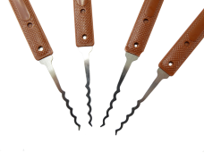 Comb locksmith picks for English type locks