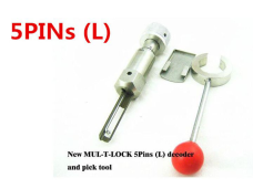 Locksmith decoder Mul-t-lock 5pin left (Israel)