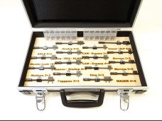Kit of --- 2 in 1 - Double sided locksmith keys+composite keys