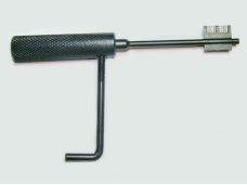 Cam/Border -4+4- Lockpick for Lever tumbler lock (Russia)