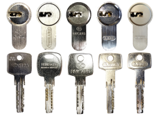 TOPOLINO: THIRARD/BRICARD/ABUS D6 - ABUS D10/ABUS D15/CISA Astral (Germany-France-Italy)