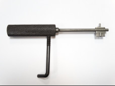 Mottura 3+3 --- 2 in 1 - Double sided locksmith key + composite key (Italy)