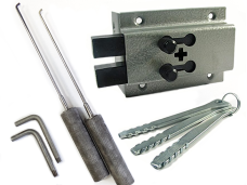 Crossbar lock with rack system Lockpick for Bolt Rigel Locks