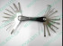 Locksmith Keychain foldable Lock Picks  Locksmiths tools 2