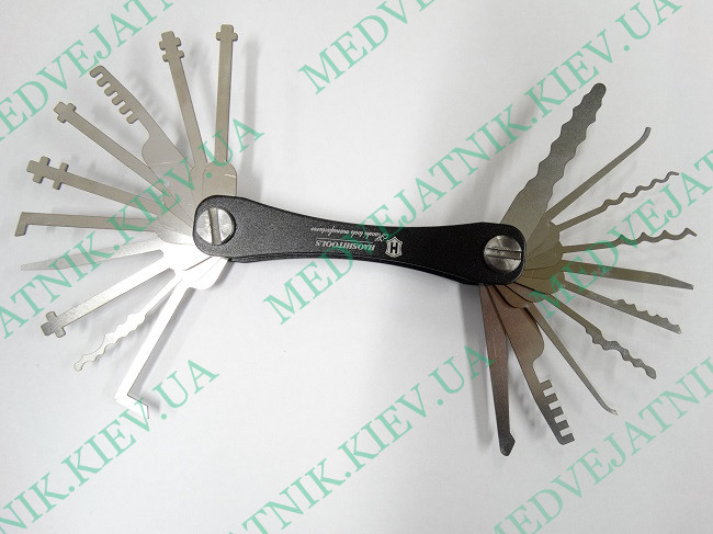 Locksmith Keychain foldable Lock Picks  Locksmiths tools 4