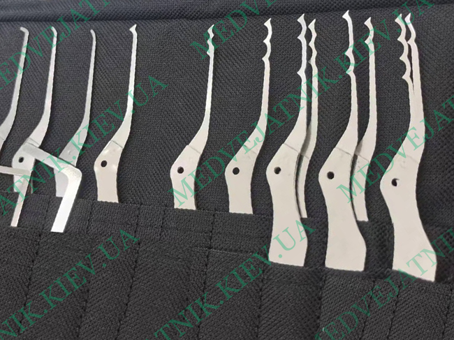 Locksmith rakes with contoured handles Locksmiths tools 2