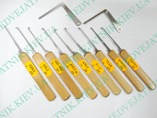 Handmade locksmith hooks (9 pcs) Locksmiths tools 5