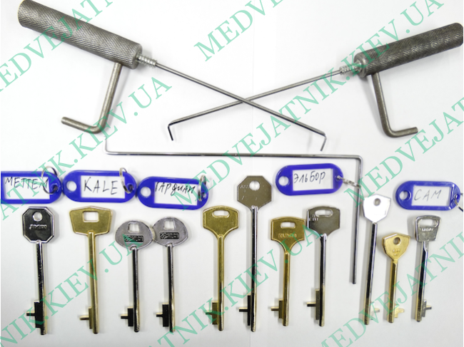 Locksmith set for lever locks Locksmiths tools 2