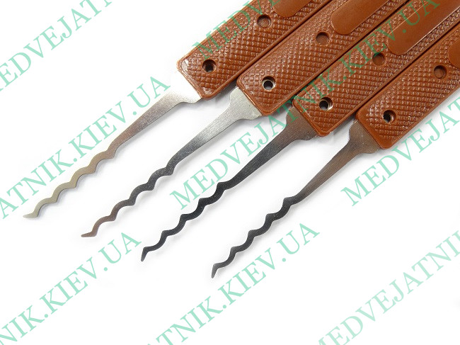 Comb locksmith picks for English type locks Locksmiths tools 3