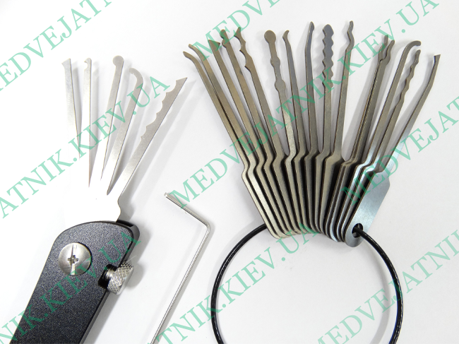 Locksmith Keychain Multifunctional foldable Lock Picks  Locksmiths tools 4