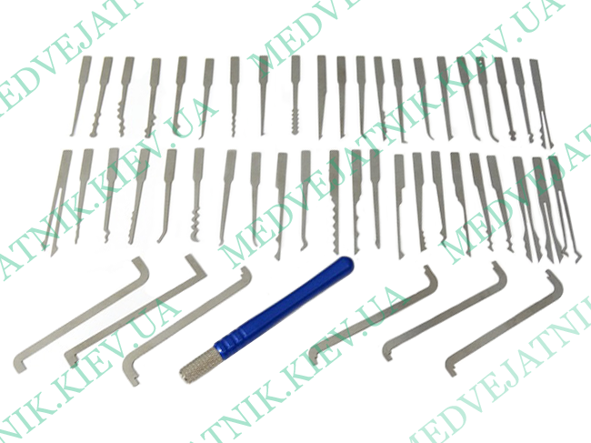Multikit №3 (50 in 1) picks for English type locks