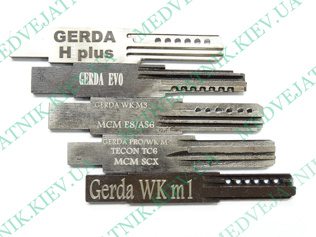 Gerda H-PLUS/WK M1/WK M3/WK M4/PRO/EVO kit (Poland) Locksmiths tools 1