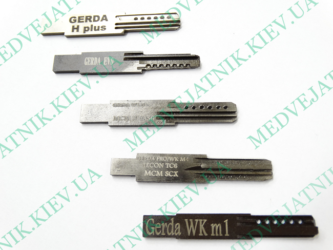 Gerda H-PLUS/WK M1/WK M3/WK M4/PRO/EVO kit (Poland) Locksmiths tools 3