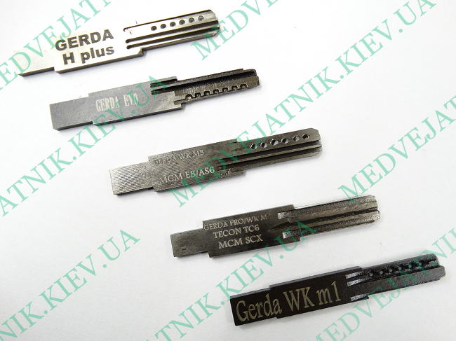 Gerda H-PLUS/WK M1/WK M3/WK M4/PRO/EVO kit (Poland) Locksmiths tools 4