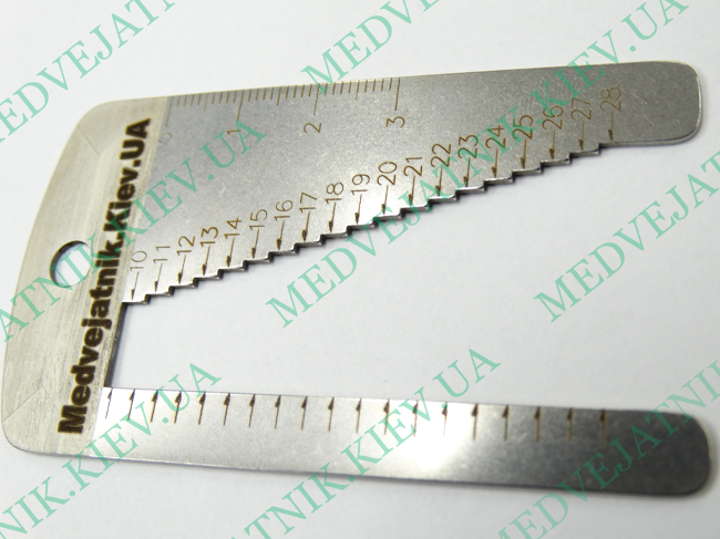 Card for reading codes of Lever impressions Locksmiths tools 3