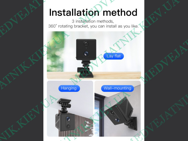 Wireless 4G HD Mini Camera with SIM Card/Motion Sensor Locksmiths tools 18