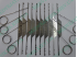 Combing type English profile lockpicks 