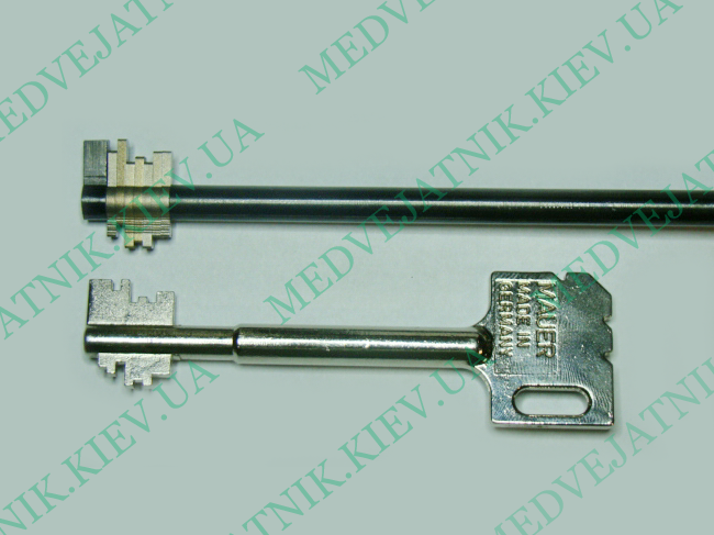 Locksmith key for MAUER 74s (Germany) Locksmiths tools 2