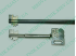 Locksmith key for MAUER 74s (Germany) Locksmiths tools 2