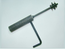 Locksmith self-impression key Crit А11 2-1+1-2 cut lever (Russia) 