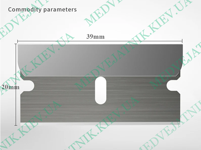 5 carbon locksmith blades for foil Locksmiths tools 2