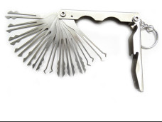 Folding keychain double-sided comb picks#2