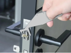 Lockmsmith Ruler for door latches #2