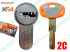 Securemme K64 (Italy) kit of 4 types Locksmiths tools 3