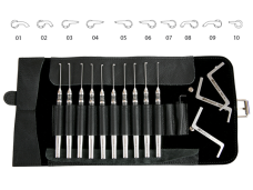 Rake picks Multipick ELITE G-PRO Dimple LockPick Set 
