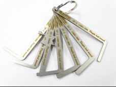 Locksmith dimple tensioner wrench set #3
