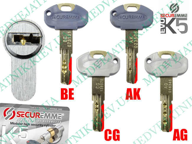 Securemme K5 impressions kit (Italy) Locksmiths tools 2