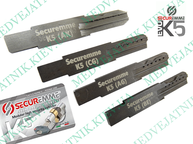 Securemme K5 impressions kit (Italy) Locksmiths tools 1